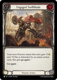 Engaged Swiftblade (Red) (OLA016) [Blitz Deck: Heavy Hitters - Olympia]