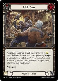 Hold 'em (Red) (OLA017) [Blitz Deck: Heavy Hitters - Olympia]
