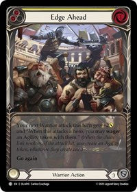 Edge Ahead (Yellow) (OLA019) [Blitz Deck: Heavy Hitters - Olympia]