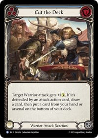 Cut the Deck (Blue) (OLA024) [Blitz Deck: Heavy Hitters - Olympia]