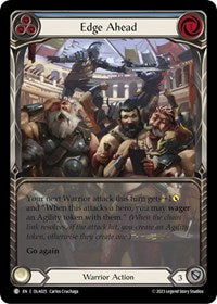 Edge Ahead (Blue) (OLA025) [Blitz Deck: Heavy Hitters - Olympia]