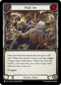 Hold 'em (Blue) (OLA027) [Blitz Deck: Heavy Hitters - Olympia]
