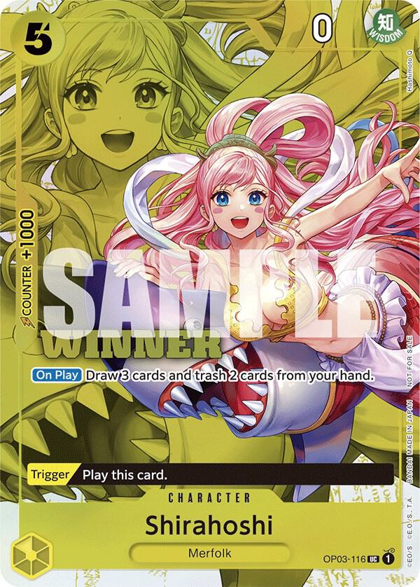 Shirahoshi (Winner Pack Vol. 6) (OP03-116) [One Piece Promotion Cards]