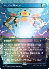 Arcane Denial (1545) (Rainbow Foil) (1545) [Secret Lair Drop Series]