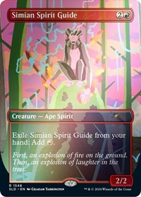 Simian Spirit Guide (Rainbow Foil) (1548) [Secret Lair Drop Series]