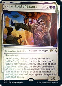 Gonti, Lord of Luxury (Rainbow Foil) (1566) [Secret Lair Drop Series]
