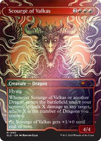 Scourge of Valkas (Rainbow Foil) (1490) [Secret Lair Drop Series]