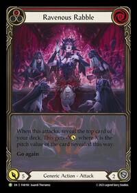 Ravenous Rabble (Red) - FAB190 (FAB190) [Flesh and Blood: Promo Cards]