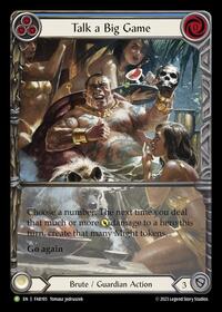 Talk a Big Game - FAB195 (FAB195) [Flesh and Blood: Promo Cards]