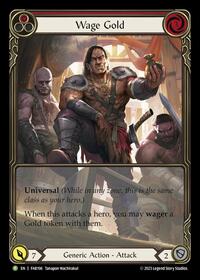 Wage Gold (Red) - FAB196 (FAB196) [Flesh and Blood: Promo Cards]