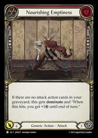 Nourishing Emptiness - JDG027 (JDG027) [Flesh and Blood: Promo Cards]