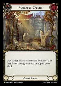 Memorial Ground (Red) - JDG029 (JDG029) [Flesh and Blood: Promo Cards]