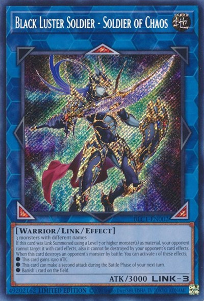 Black Luster Soldier - Soldier of Chaos (BLC1-EN002) [Battles of Legend: Chapter 1]