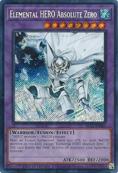 Elemental HERO Absolute Zero (BLC1-EN004) [Battles of Legend: Chapter 1]