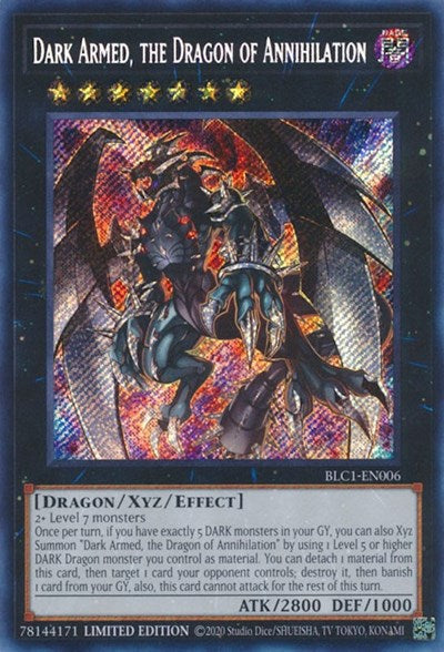 Dark Armed, the Dragon of Annihilation (BLC1-EN006) [Battles of Legend: Chapter 1]