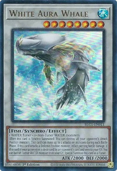 White Aura Whale (BLC1-EN011) [Battles of Legend: Chapter 1]