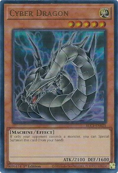 Cyber Dragon (Alternate Art) (BLC1-EN021) [Battles of Legend: Chapter 1]