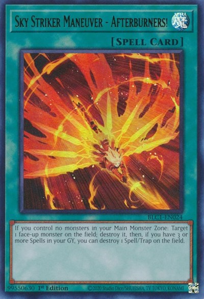 Sky Striker Maneuver - Afterburners! (BLC1-EN024) [Battles of Legend: Chapter 1]
