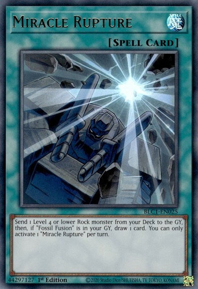 Miracle Rupture (BLC1-EN025) [Battles of Legend: Chapter 1]