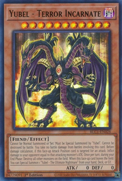 Yubel - Terror Incarnate (BLC1-EN028) [Battles of Legend: Chapter 1]