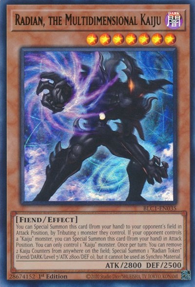 Radian, the Multidimensional Kaiju (BLC1-EN035) [Battles of Legend: Chapter 1]