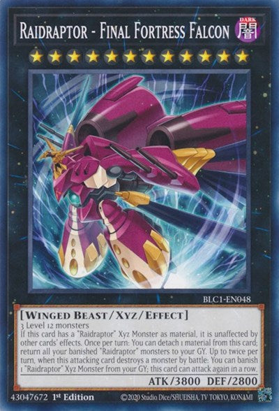 Raidraptor - Final Fortress Falcon (BLC1-EN048) [Battles of Legend: Chapter 1]