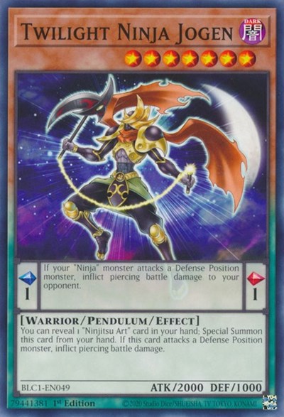 Twilight Ninja Jogen (BLC1-EN049) [Battles of Legend: Chapter 1]
