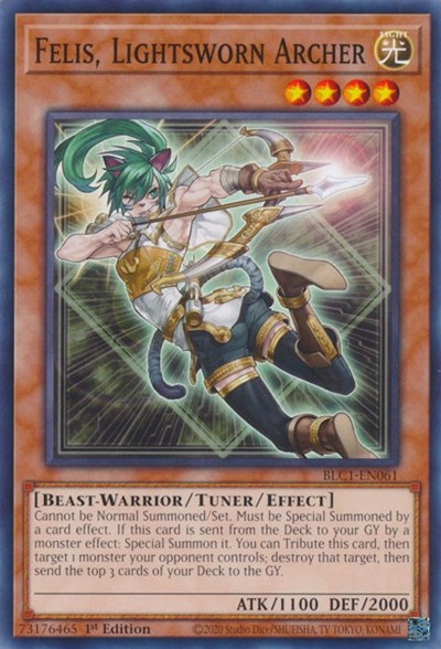 Felis, Lightsworn Archer (BLC1-EN061) [Battles of Legend: Chapter 1]