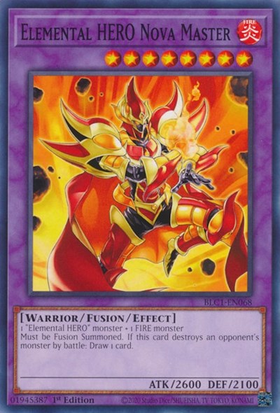 Elemental HERO Nova Master (BLC1-EN068) [Battles of Legend: Chapter 1]
