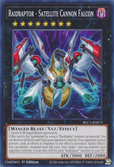 Raidraptor - Satellite Cannon Falcon (BLC1-EN073) [Battles of Legend: Chapter 1]