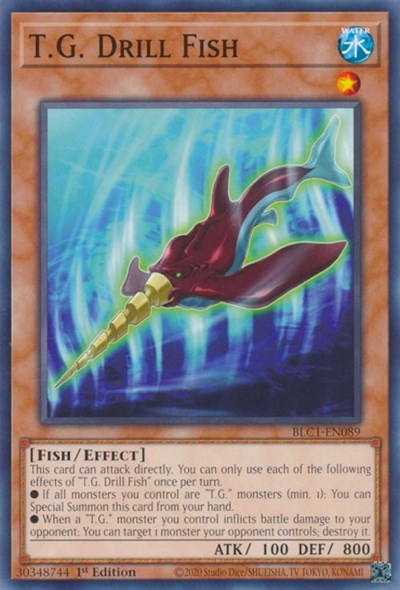 T.G. Drill Fish (BLC1-EN089) [Battles of Legend: Chapter 1]