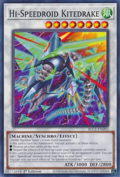 Hi-Speedroid Kitedrake (BLC1-EN092) [Battles of Legend: Chapter 1]