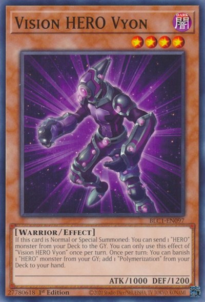 Vision HERO Vyon (BLC1-EN097) [Battles of Legend: Chapter 1]