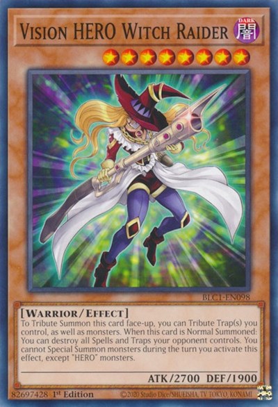 Vision HERO Witch Raider (BLC1-EN098) [Battles of Legend: Chapter 1]