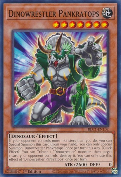 Dinowrestler Pankratops (BLC1-EN102) [Battles of Legend: Chapter 1]