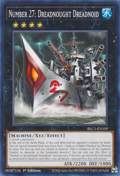 Number 27: Dreadnought Dreadnoid (BLC1-EN109) [Battles of Legend: Chapter 1]