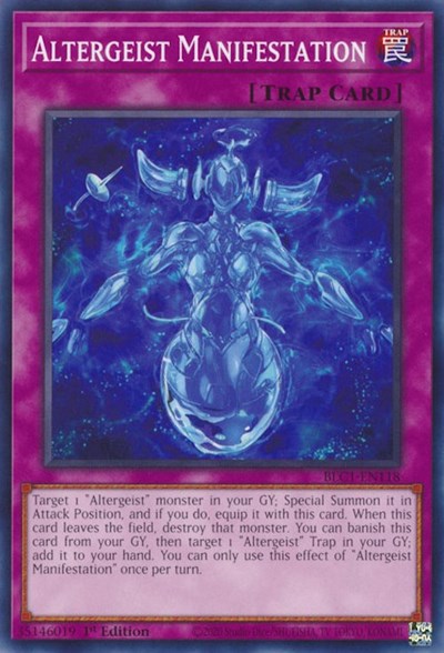 Altergeist Manifestation (BLC1-EN118) [Battles of Legend: Chapter 1]