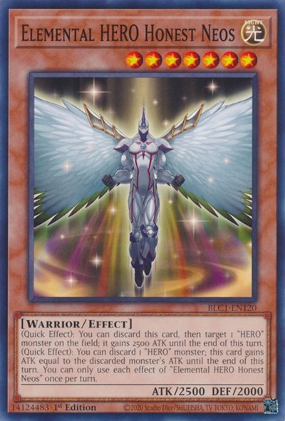 Elemental HERO Honest Neos (BLC1-EN120) [Battles of Legend: Chapter 1]