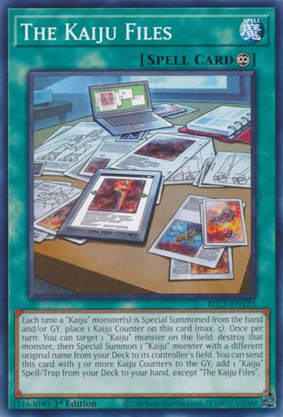 The Kaiju Files (BLC1-EN123) [Battles of Legend: Chapter 1]
