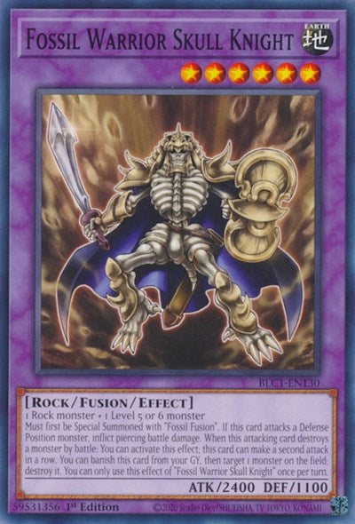 Fossil Warrior Skull Knight (BLC1-EN130) [Battles of Legend: Chapter 1]