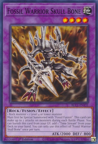 Fossil Warrior Skull Bone (BLC1-EN131) [Battles of Legend: Chapter 1]
