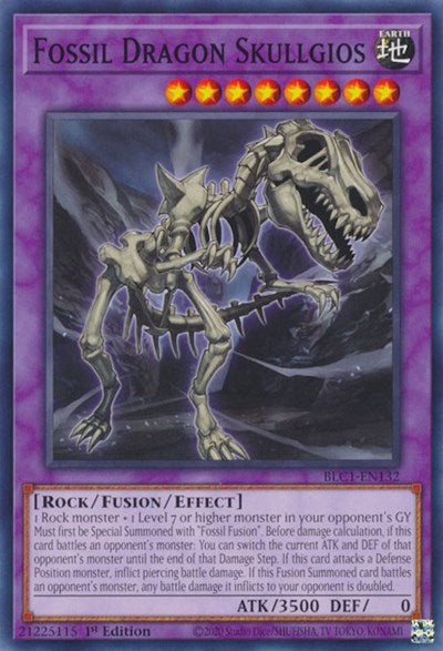 Fossil Dragon Skullgios (BLC1-EN132) [Battles of Legend: Chapter 1]
