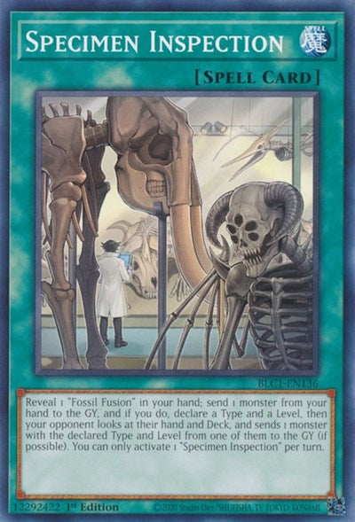 Specimen Inspection (BLC1-EN136) [Battles of Legend: Chapter 1]