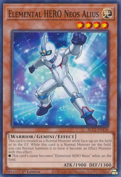 Elemental HERO Neos Alius (BLC1-EN138) [Battles of Legend: Chapter 1]