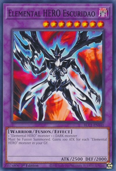 Elemental HERO Escuridao (BLC1-EN141) [Battles of Legend: Chapter 1]