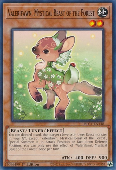 Valerifawn, Mystical Beast of the Forest (BLC1-EN148) [Battles of Legend: Chapter 1]