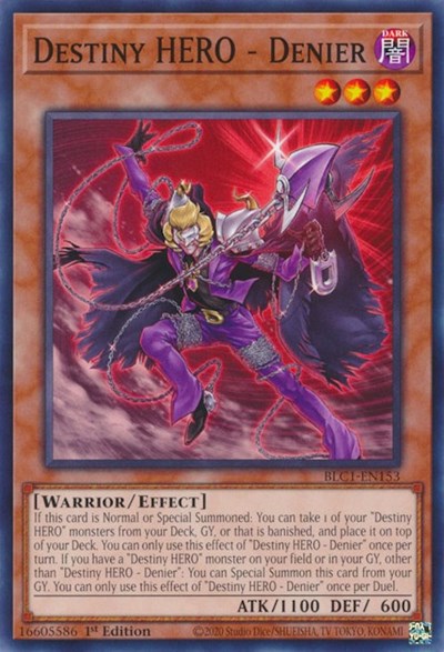 Destiny HERO - Denier (BLC1-EN153) [Battles of Legend: Chapter 1]