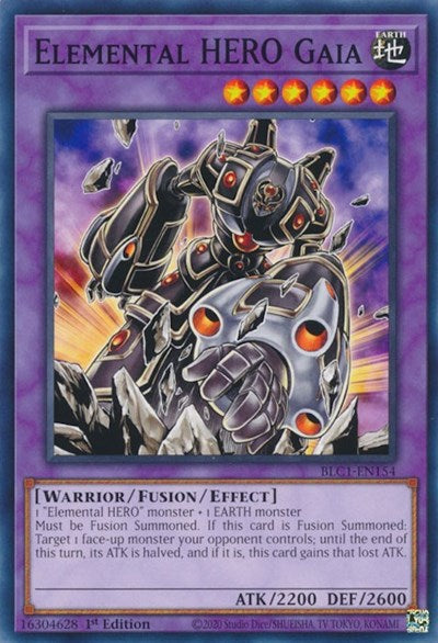 Elemental HERO Gaia (BLC1-EN154) [Battles of Legend: Chapter 1]