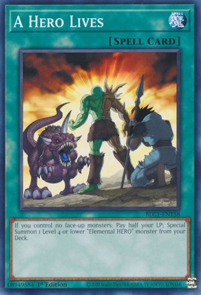 A Hero Lives (BLC1-EN158) [Battles of Legend: Chapter 1]