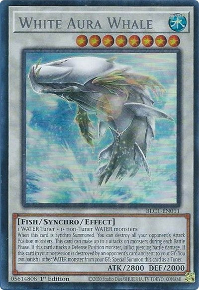 White Aura Whale (Silver) (BLC1-EN011) [Battles of Legend: Chapter 1]